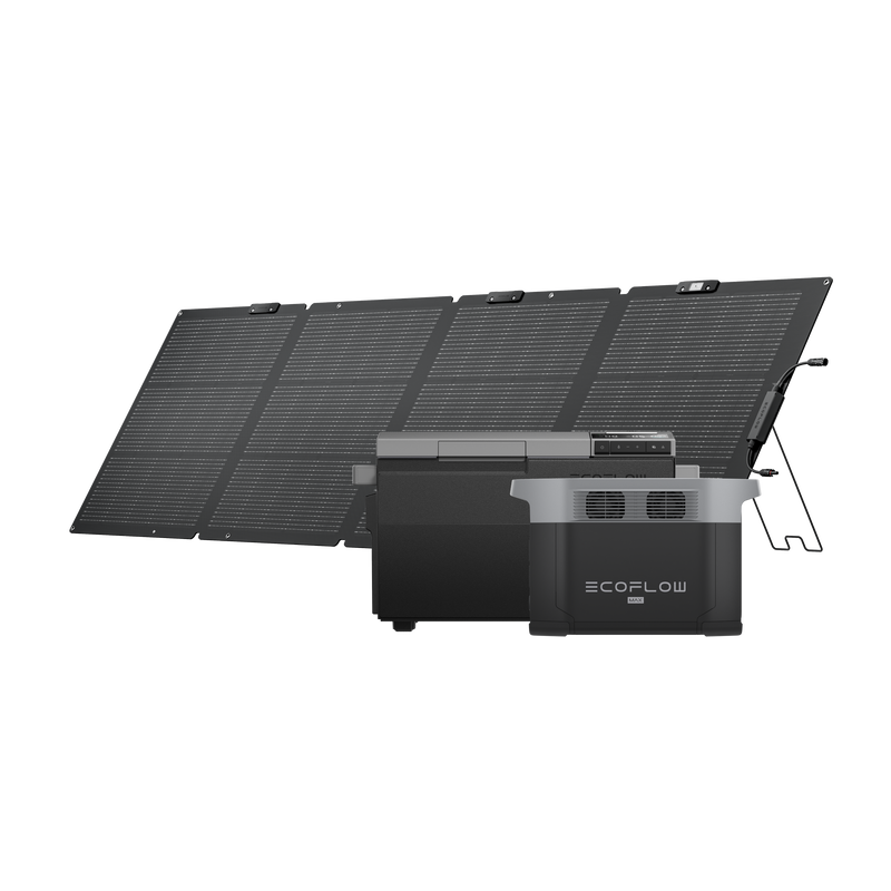 ギャラリービューアに画像をロードする, DELTA 2 Max + GLACIER ポータブル冷蔵庫 + 220W片面ソーラーパネルGen2
