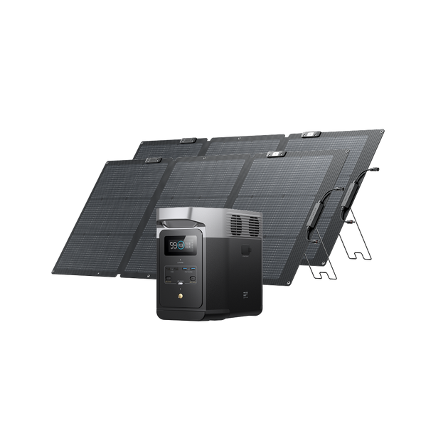 DELTA 2+160W両面ソーラーパネルGen2セット