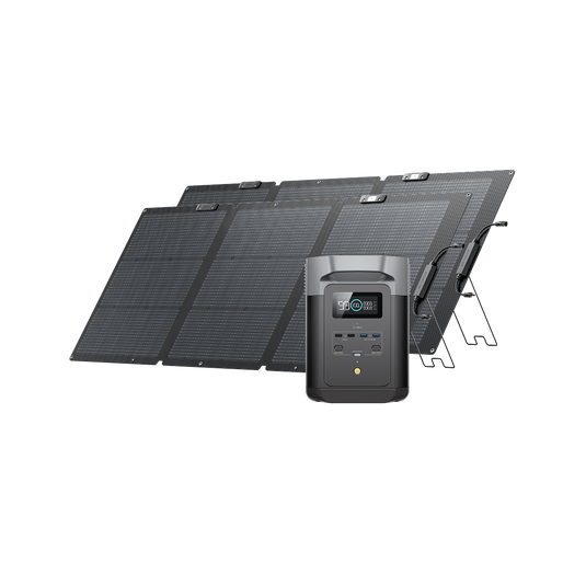 DELTA 2+160W両面ソーラーパネルGen2セット