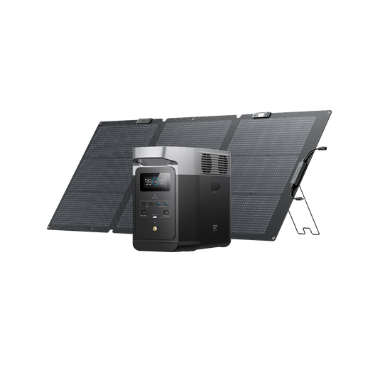 DELTA 2+160W両面ソーラーパネルGen2セット