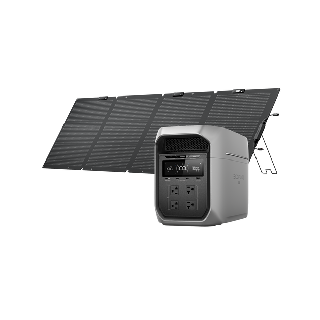 DELTA 3 Max Plus（2048Wh） + 220W片面ソーラーパネルGen2