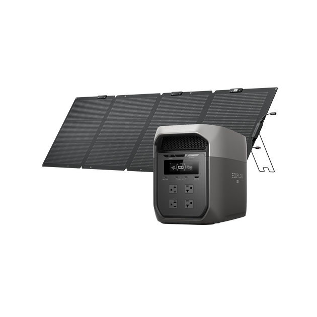 DELTA 3 Max（2048Wh） + 220W片面ソーラーパネルGen2