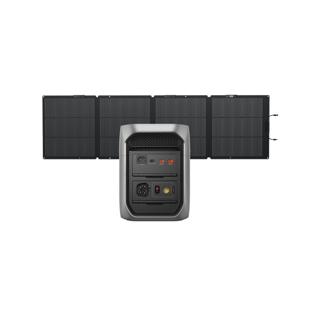 DELTA 3 Max Plus（2048Wh） + 220W片面ソーラーパネルGen2