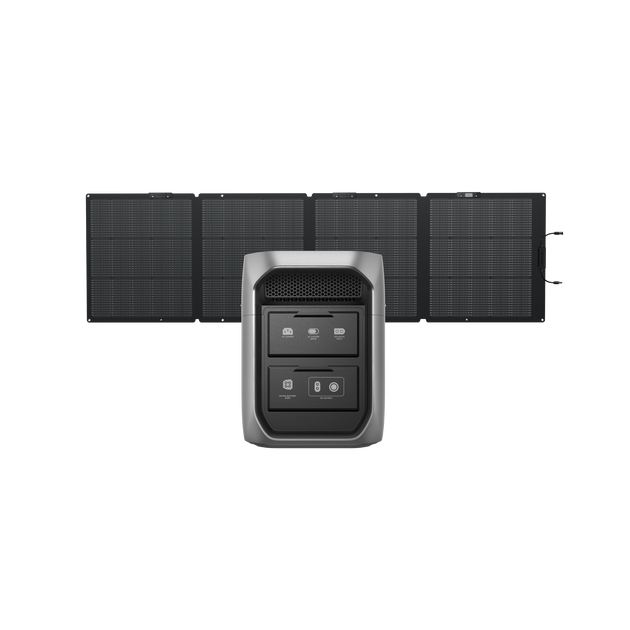 DELTA 3 Max Plus（2048Wh） + 220W片面ソーラーパネルGen2