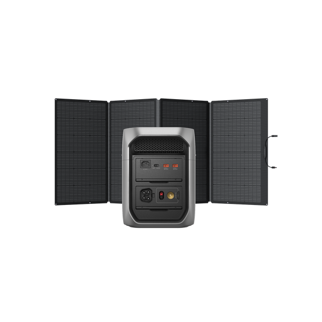 DELTA 3 Max Plus（2048Wh） + 400Wソーラーパネル