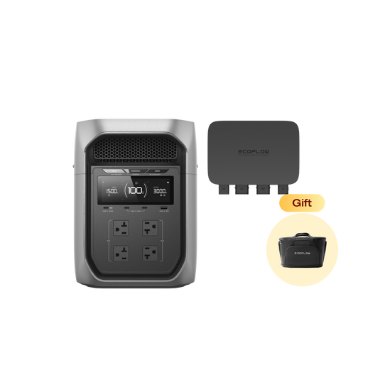 DELTA 3 Max Plus（2048Wh）+ 800W Alternator Charger