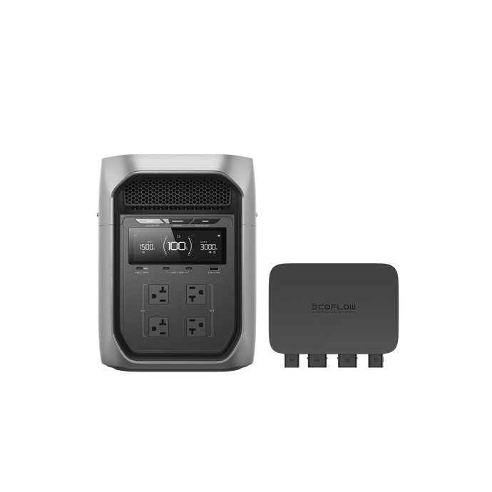 DELTA 3 Max Plus（2048Wh）+ 800W Alternator Charger