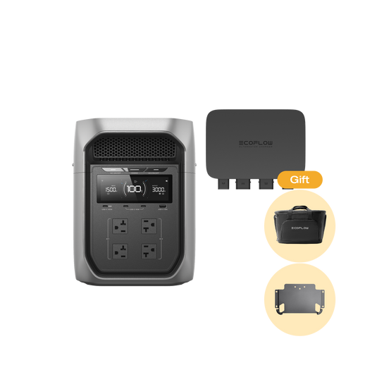 DELTA 3 Max Plus（2048Wh）+ 800W Alternator Charger