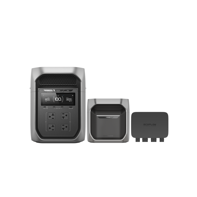 DELTA 3 Max Plus + 専用エクストラバッテリー + 800W Alternator Charger
