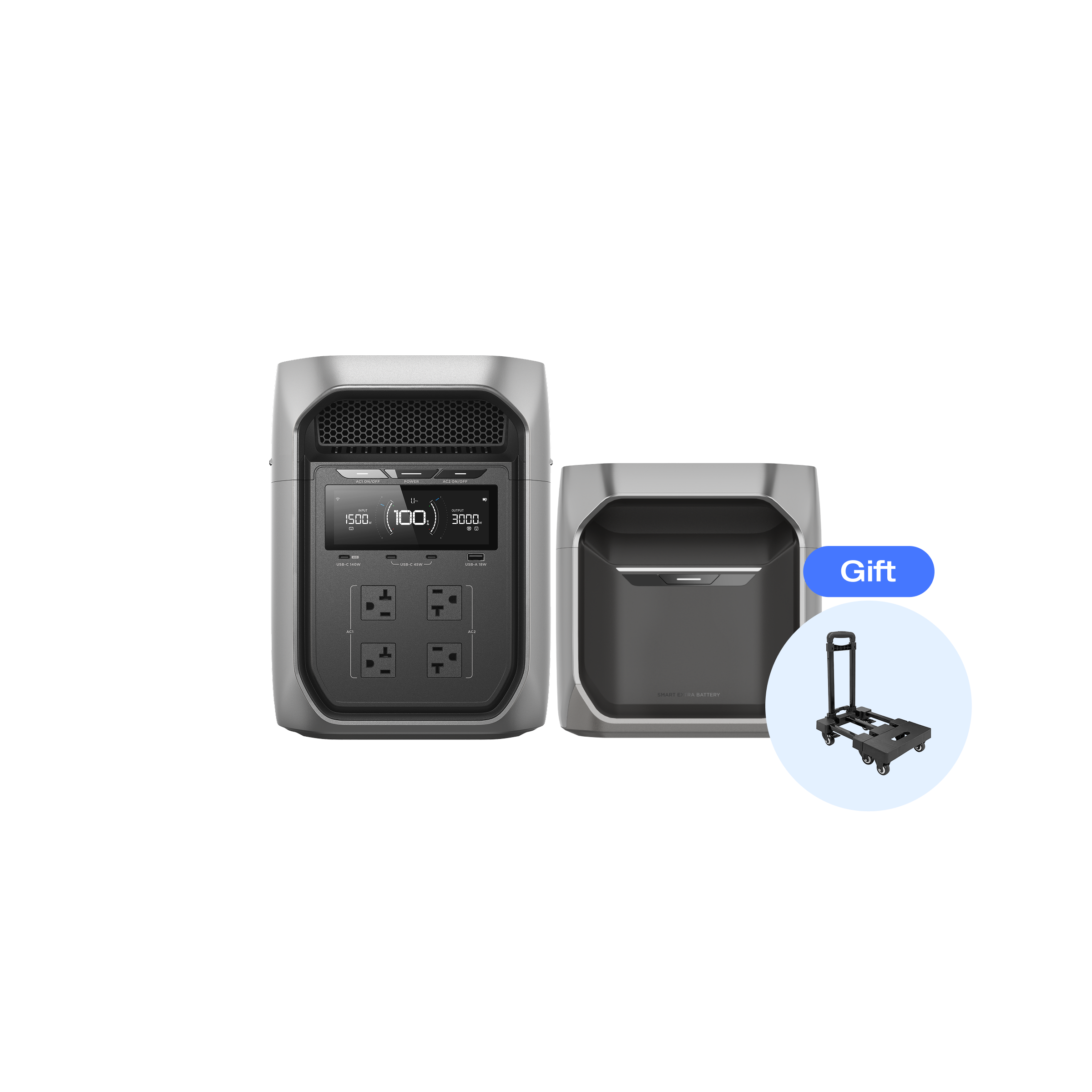 DELTA 3 Max Plus + 専用エクストラーバッテリー