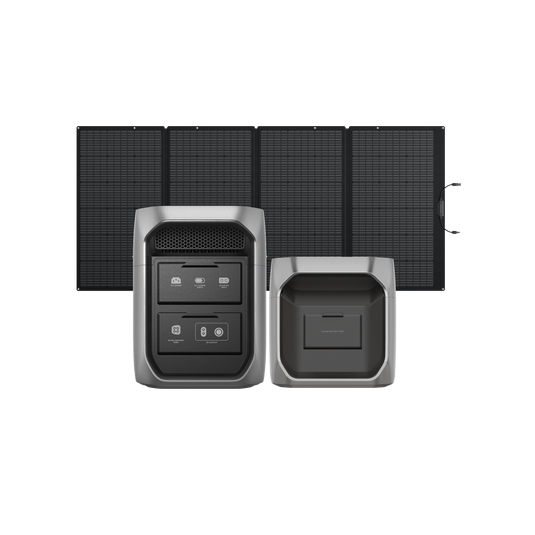 DELTA 3 Max Plus + 専用エクストラバッテリー+ 400Wソーラーパネル