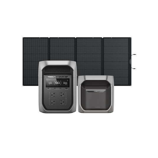 DELTA 3 Max Plus + 専用エクストラバッテリー+ 400Wソーラーパネル
