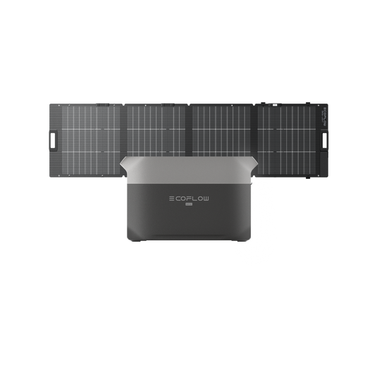 DELTA 3 Max（2048Wh） + 220W軽量両面ソーラーパネル