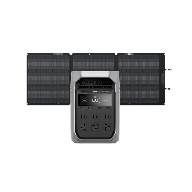 DELTA 3 Plus + 160W片面ソーラーパネルGen2セット