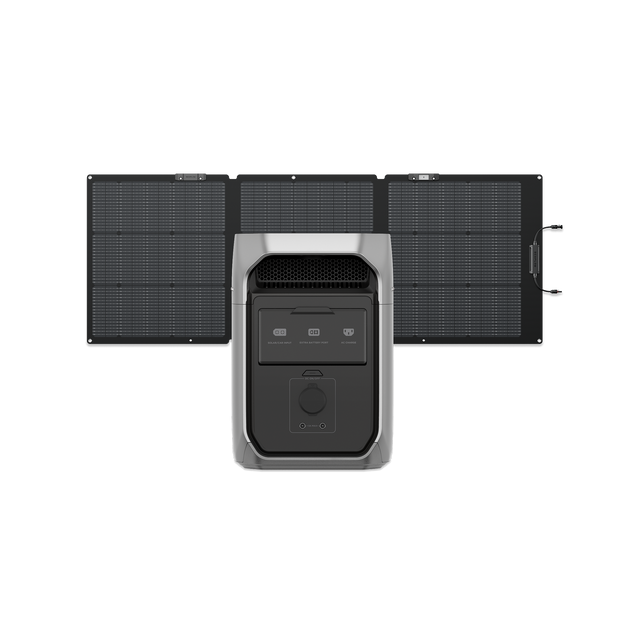 DELTA 3 Plus + 160W片面ソーラーパネルGen2セット