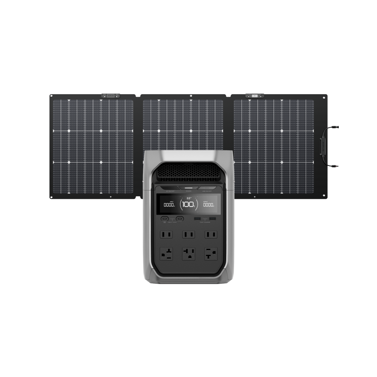 DELTA 3 Plus +160W両面ソーラーパネルGen2