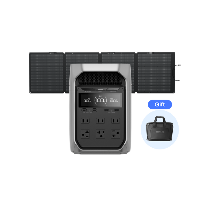 【メルマガ限定】DELTA 3 Plus + 220W片面ソーラーパネルGen2セット