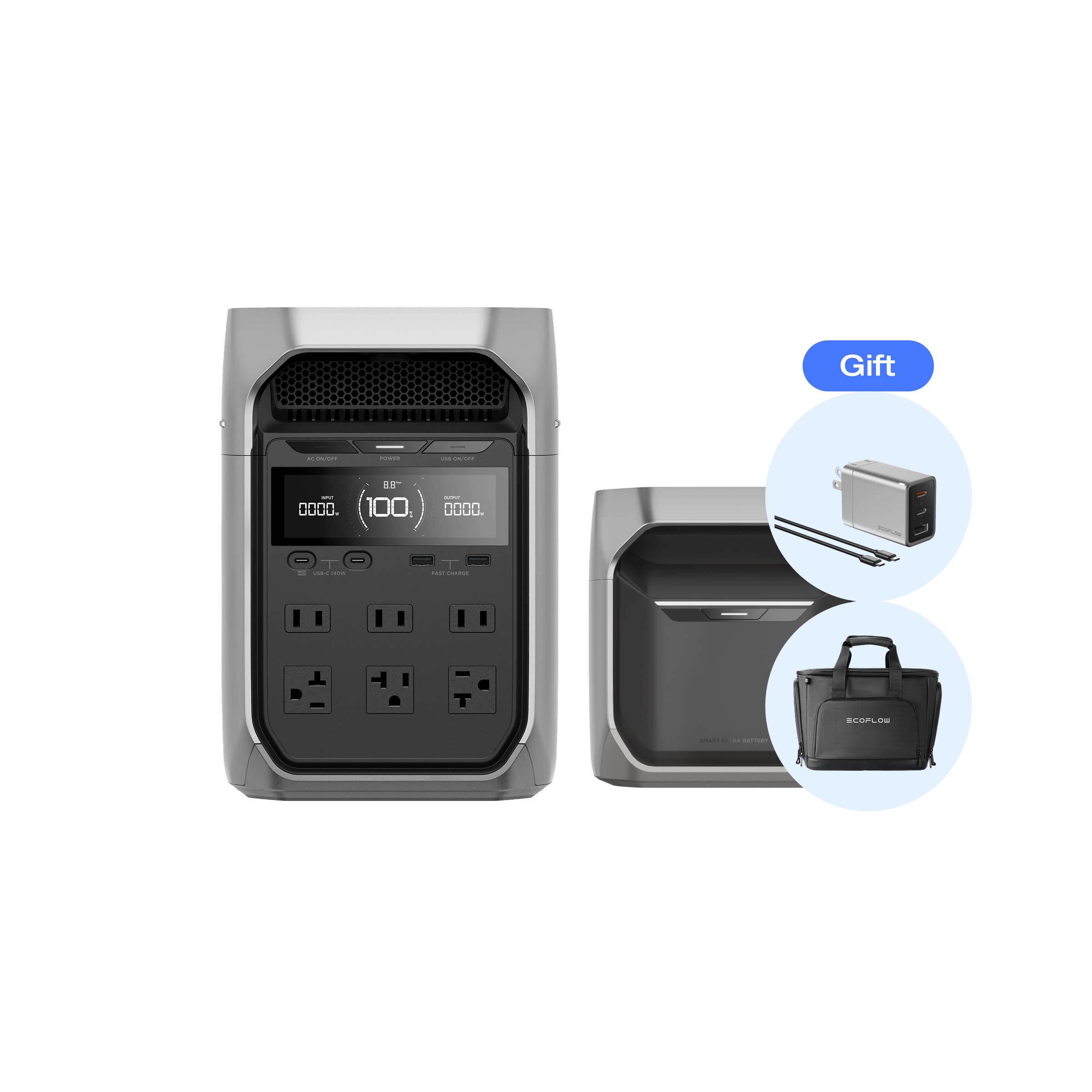 DELTA 3 Plus + DELTA 3 専用エクストラバッテリーセット
