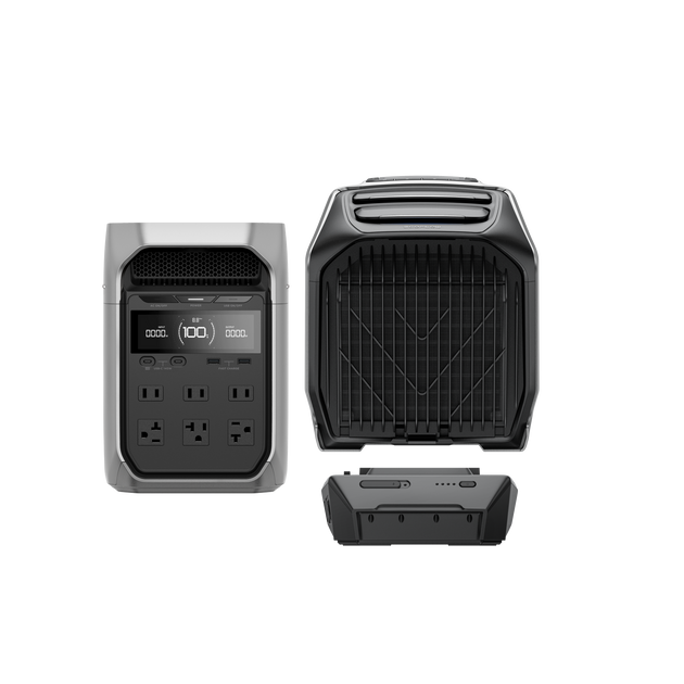 DELTA 3 Plus +WAVE 3 ポータブルエアコン + WAVE 3 専用バッテリーパック