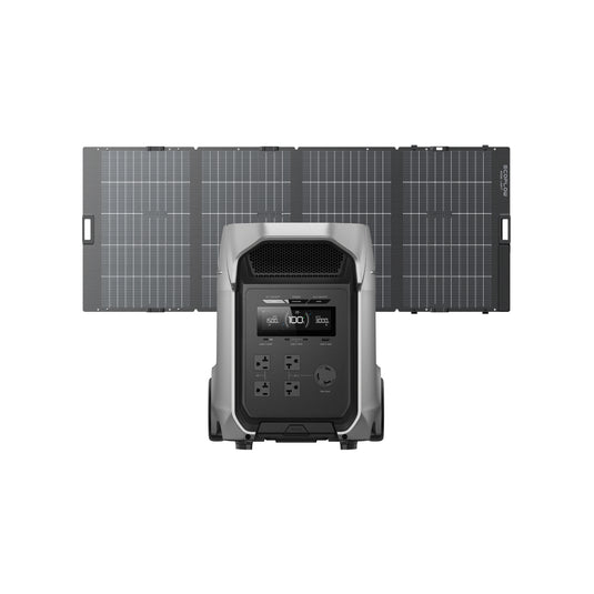 【発売日：5月21日(木）】EcoFlow 400W軽量両面ソーラーパネル