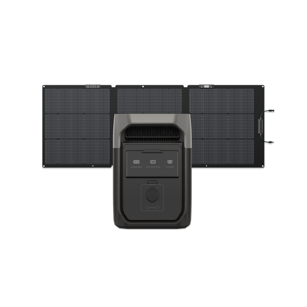 DELTA 3 + 160W片面ソーラーパネルGen2セット