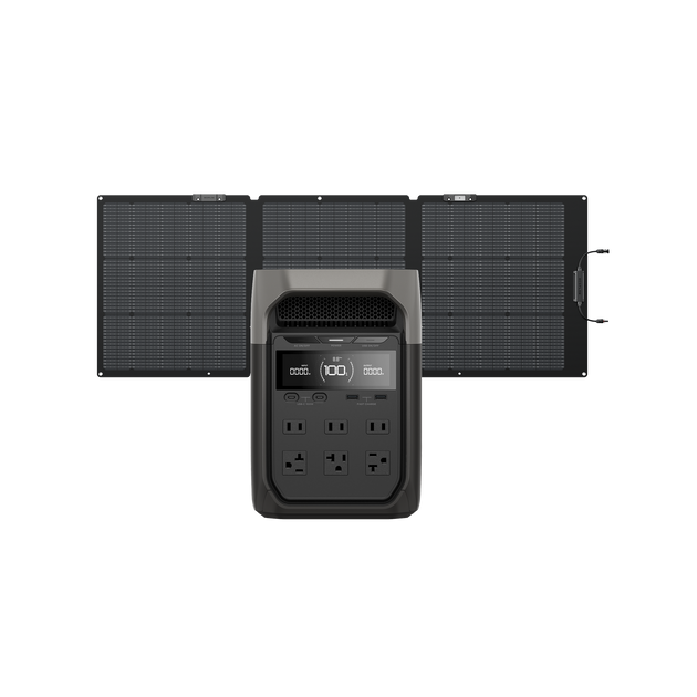 DELTA 3 + 160W片面ソーラーパネルGen2セット