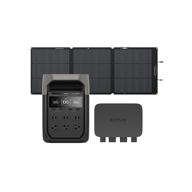 DELTA 3 + 160W片面ソーラーパネルGen2 + 500W Alternator Charger