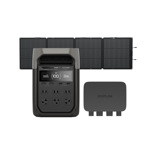 DELTA 3 + 220W片面ソーラーパネルGen2 + 500W Alternator Charger