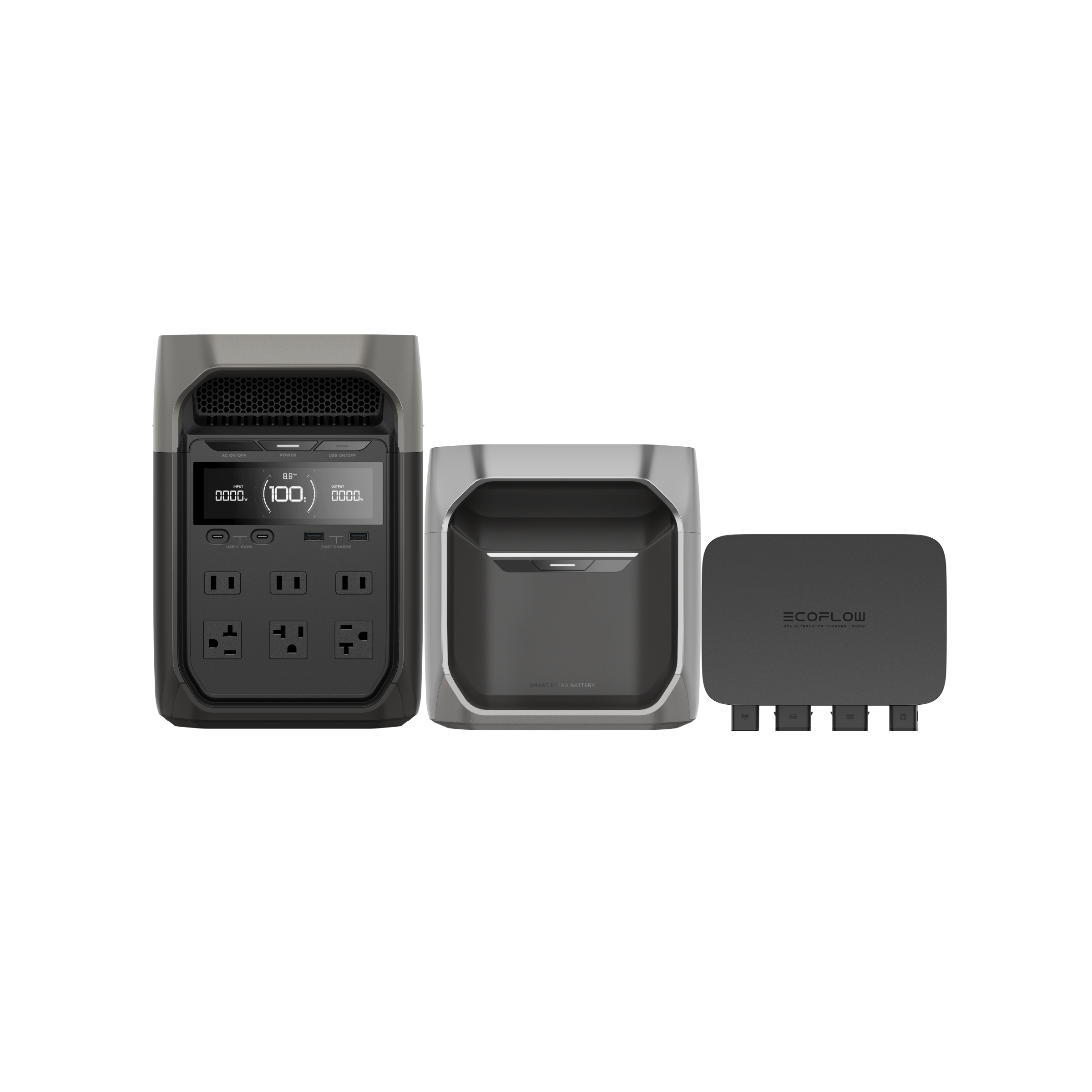 DELTA 3 + DELTA 3 専用エクストラバッテリー + 500W Alternator Charger