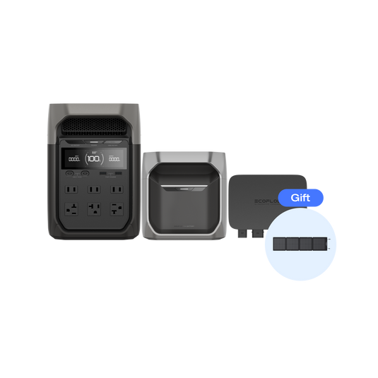 DELTA 3 + DELTA 3 専用エクストラバッテリー + 500W Alternator Charger