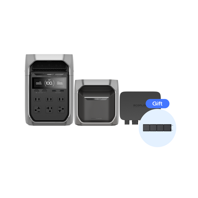 DELTA 3 Plus + DELTA 3 専用エクストラバッテリー + 500W Alternator Charger