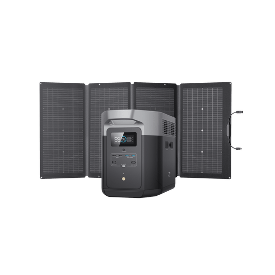 DELTA Max 2000+220W両面受光型ソーラーパネルセット