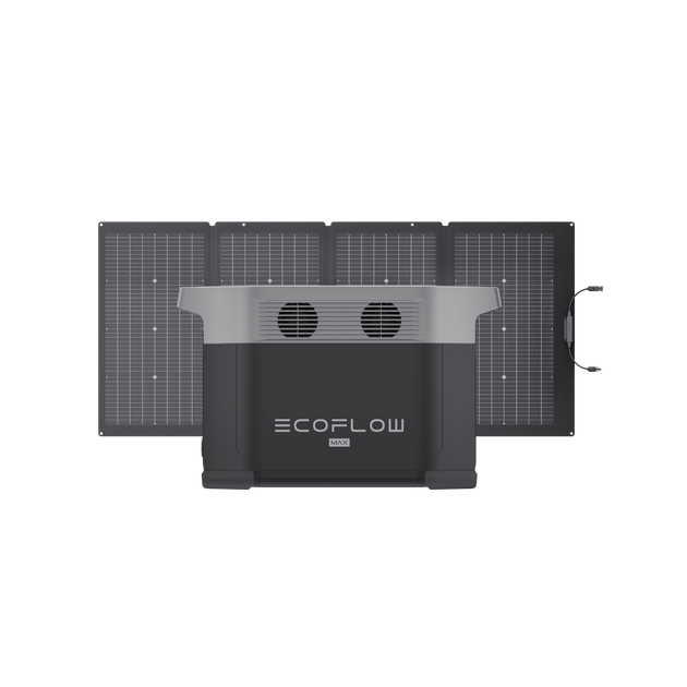 DELTA Max 2000+220W両面受光型ソーラーパネルセット