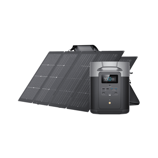DELTA Max 2000+220W両面受光型ソーラーパネルセット