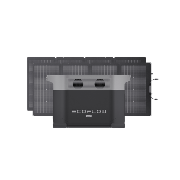 DELTA Max 2000+220W両面受光型ソーラーパネルセット