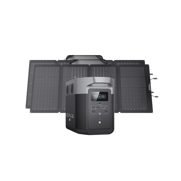 DELTA Max 2000+220W両面受光型ソーラーパネルセット