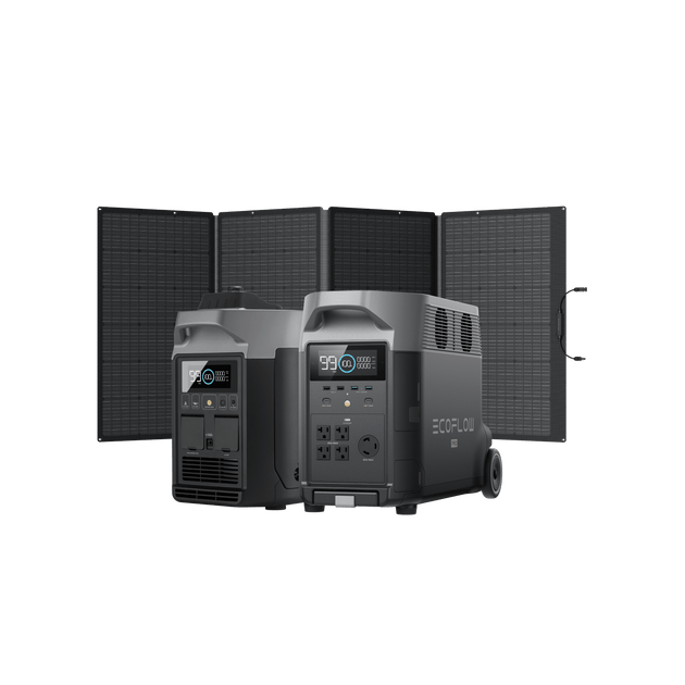 DELTA Pro+スマート発電機+400Wソーラーパネル