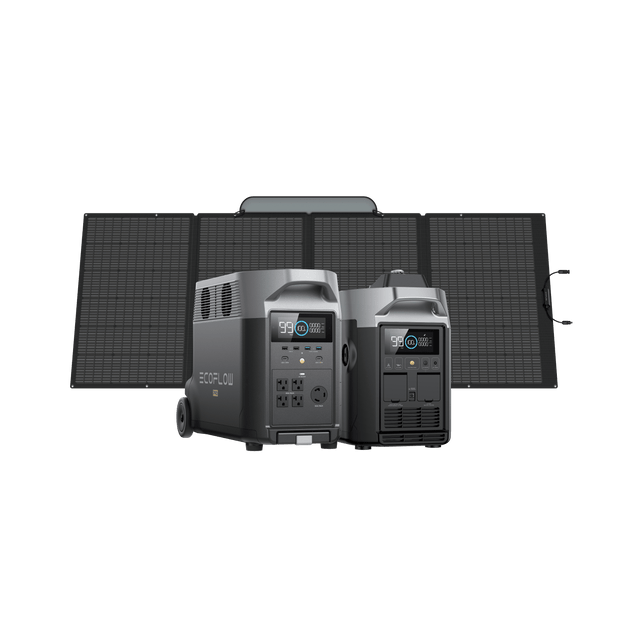 DELTA Pro+スマート発電機+400Wソーラーパネル