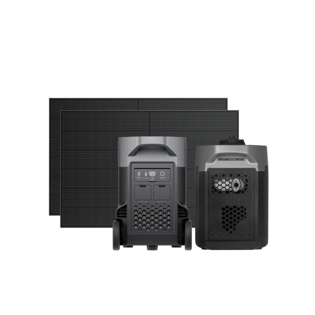 DELTA Pro+スマート発電機+400W据置型ソーラーパネル(剛性)*2