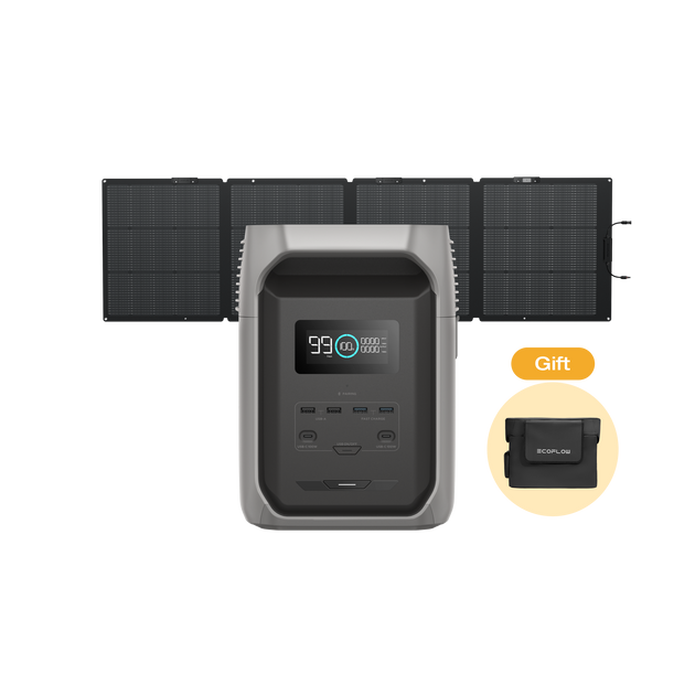 DELTA 3 1500+220W片面ソーラーパネルGen2