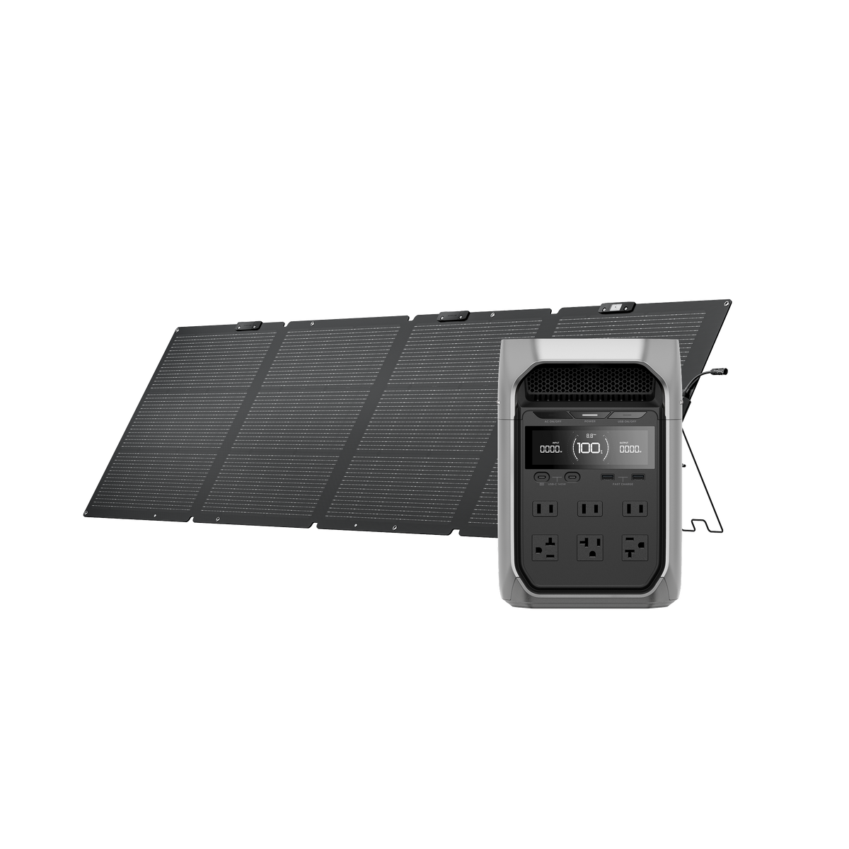 DELTA 3 Plus + 220W片面ソーラーパネルGen2セット