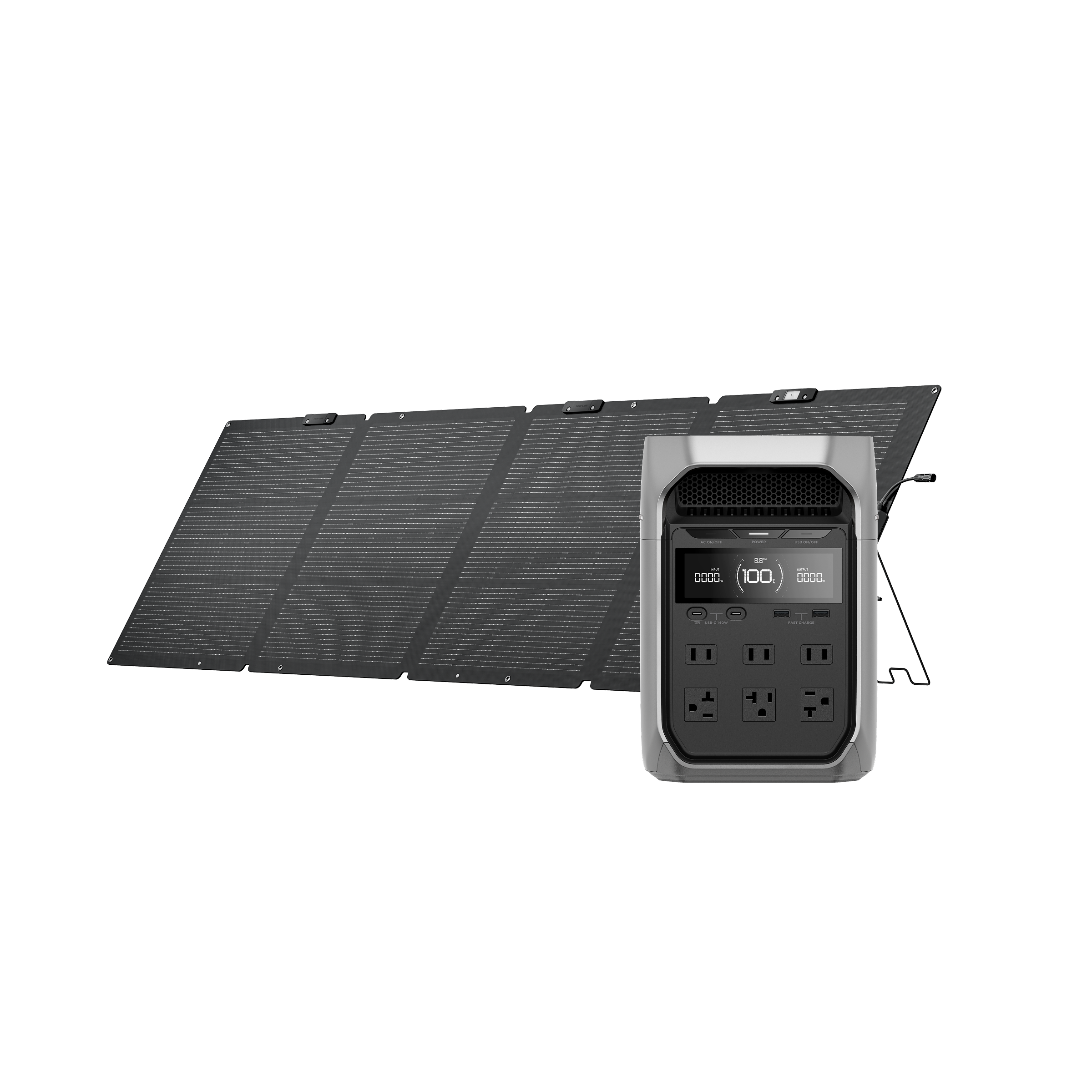 DELTA 3 Plus + 220W片面ソーラーパネルGen2セット