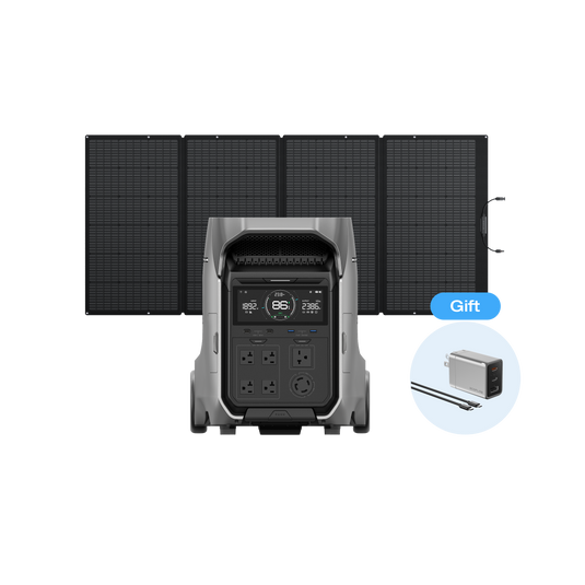 DELTA Pro 3+400Wソーラーパネルセット