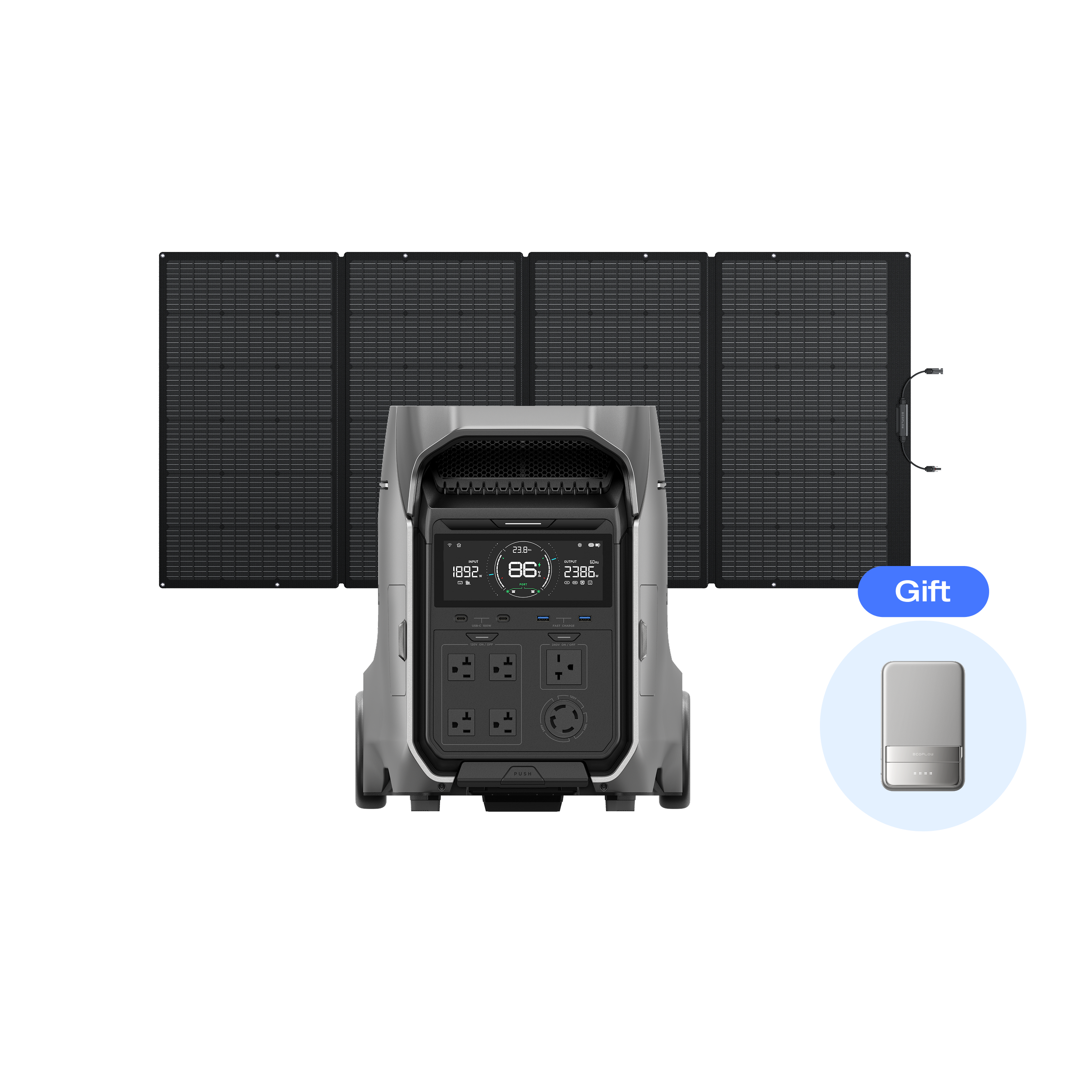 DELTA Pro 3 + 400Wソーラーパネルセット