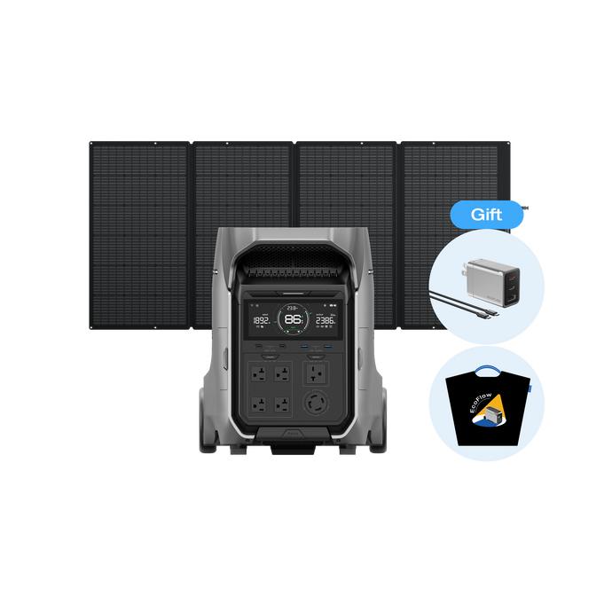 【見積り専用】DELTA Pro 3+400Wソーラーパネルセット