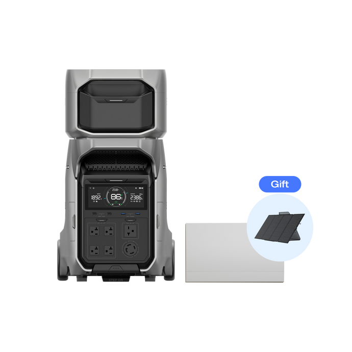 DELTA Pro 3 ＋ 専用エクストラバッテリー ＋ 切替分電盤セット