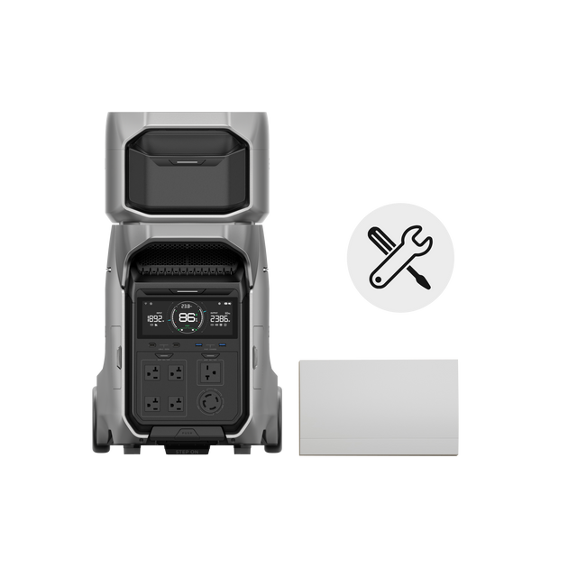 DELTA Pro 3 ＋ 専用エクストラバッテリー ＋ 切替分電盤セット