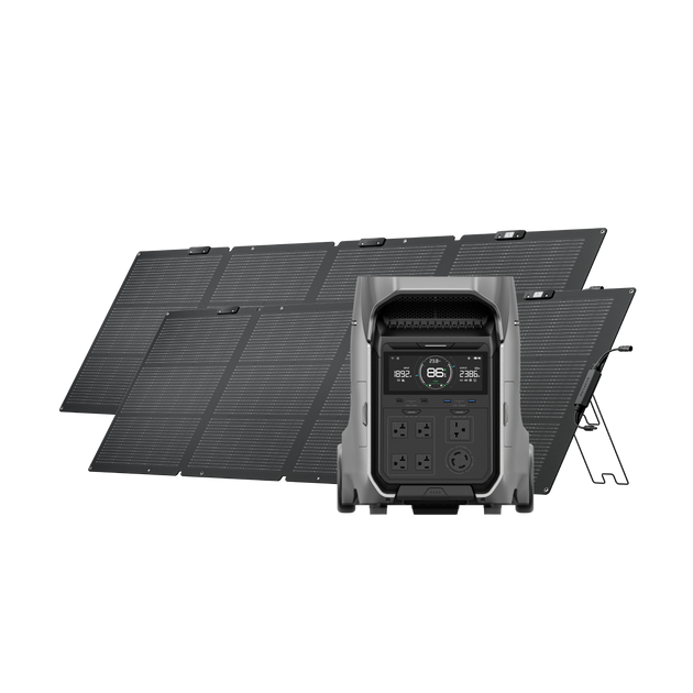 DELTA Pro 3 + 220W片面ソーラーパネルGen2*2