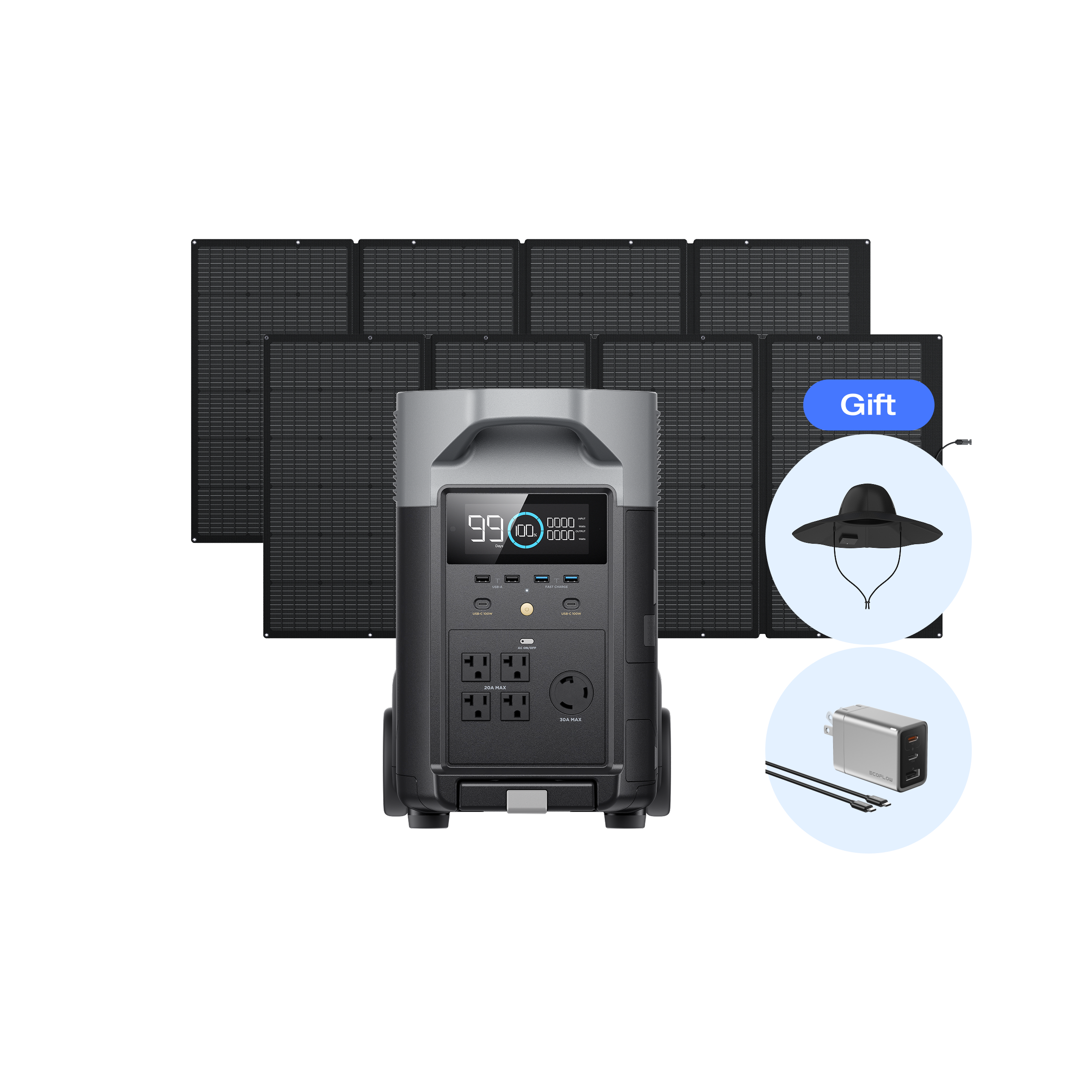 DELTA Pro + 400Wソーラーパネルセット