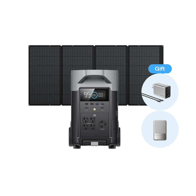 DELTA Pro+400Wソーラーパネルセット